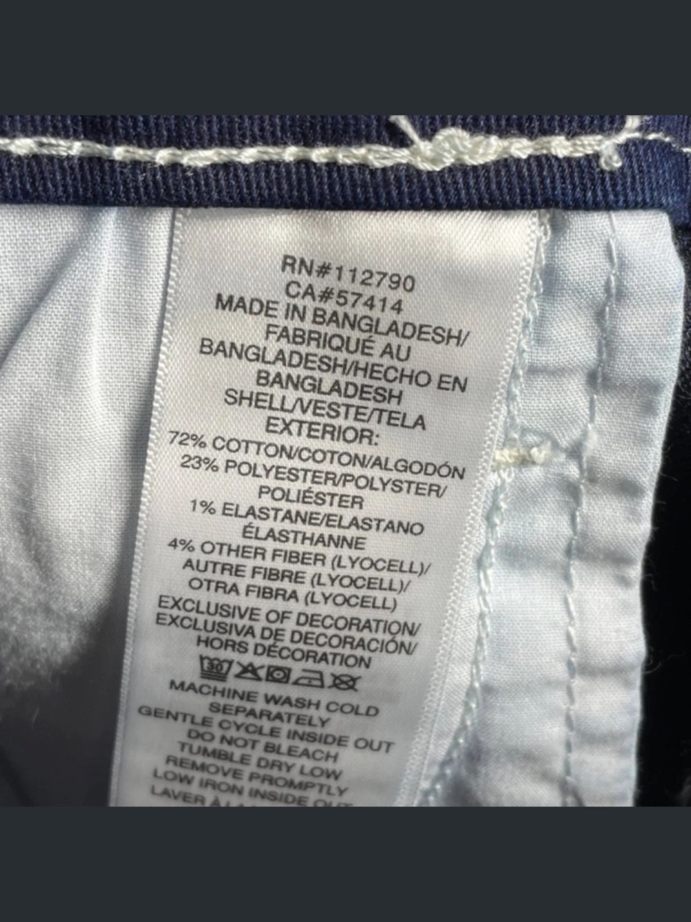 NEW True Religion Pants Womens 31 blue flare Joey designer boho indie - Picture 8 of 12